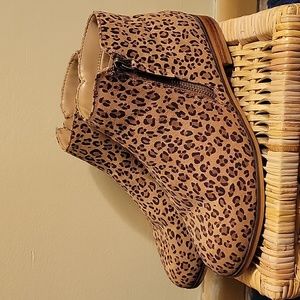 Cheetah print boots